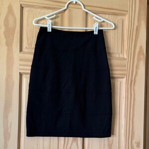 Lululemon Athletica Black Pencil Skirt